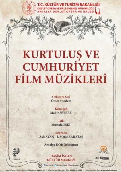 Antalya Devlet Opera ve Balesi, Kurtuluş ve Cumhuriyet Film Müzikleri Konseri